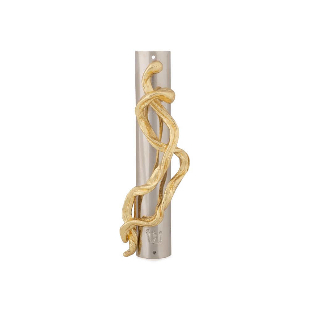 Wisteria Gold Mezuzah